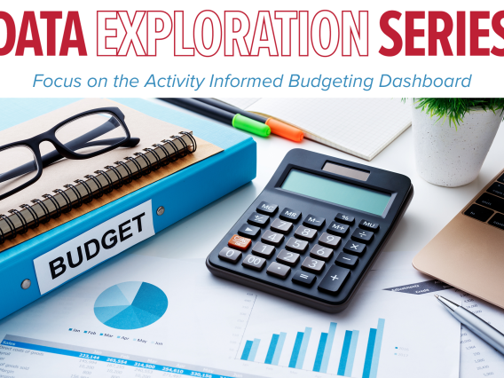 Image of budgeting binder and calculator.